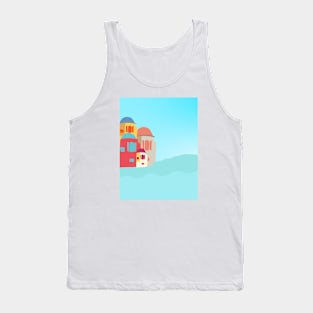 Vibrant Vacation City Tank Top